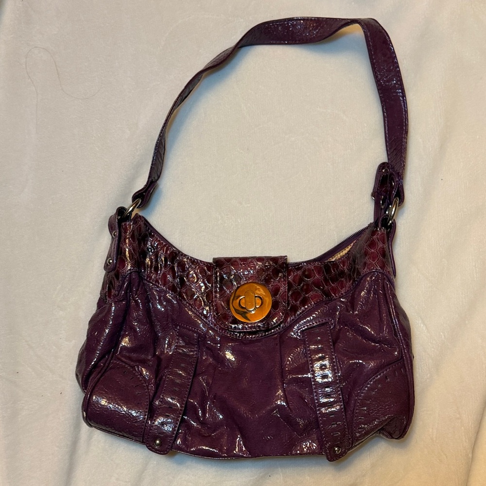 Elegant Burgundy Women's Handbag